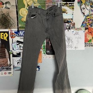 Men’s Grey/Gray Levi’s 501 - Waist 34 Length 32